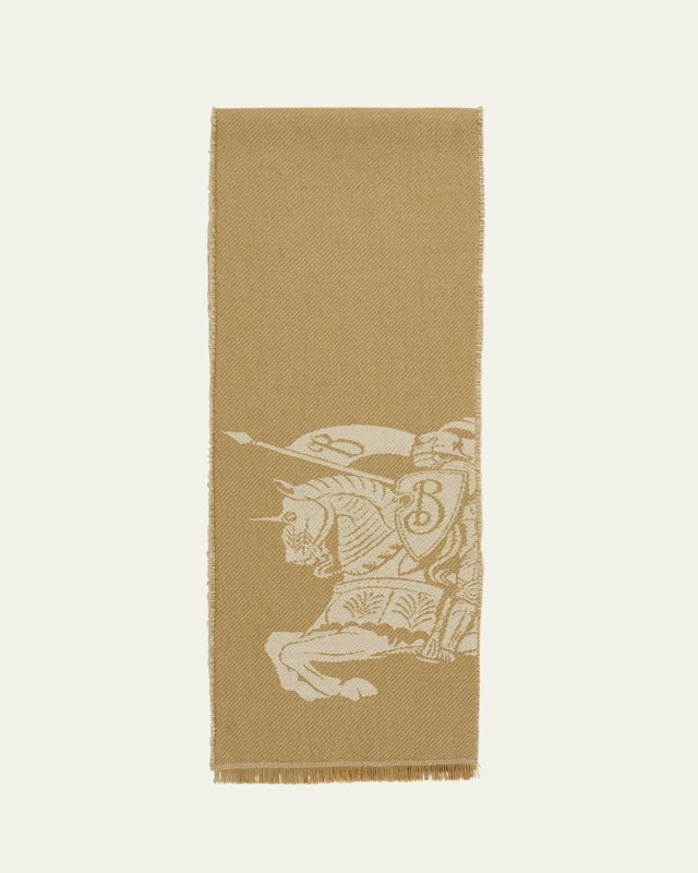 Men's Denim-Effect EKD Scarf